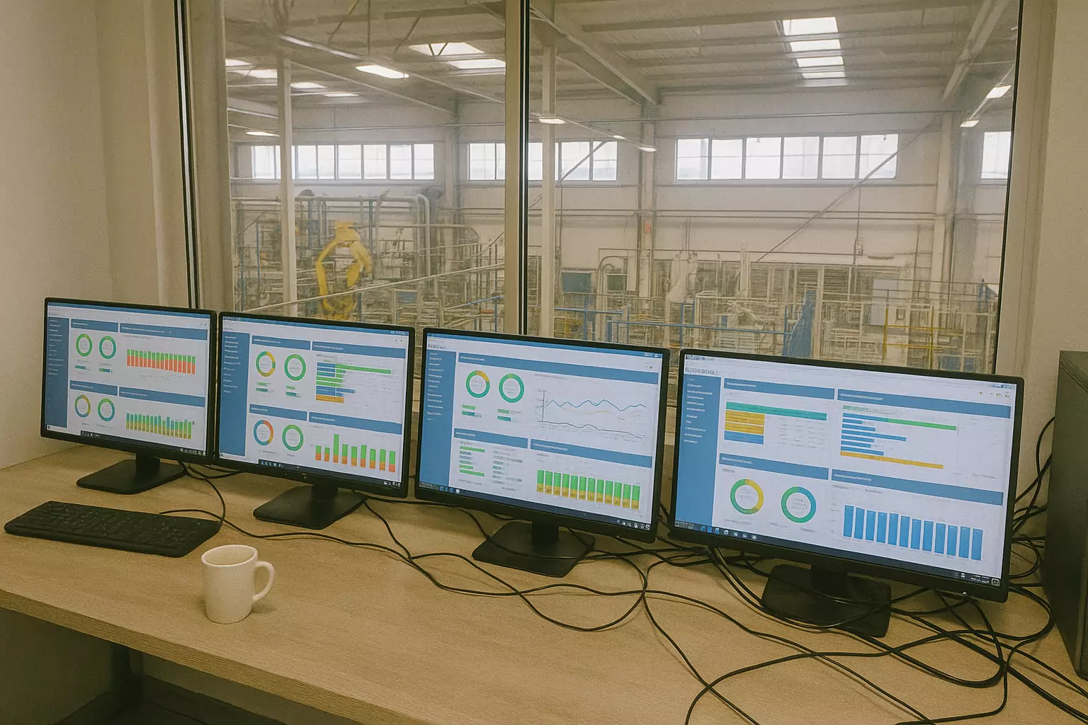 Digital Twin w produkcji: Jak wirtualne bliźniaki rewolucjonizują zarządzanie zakładem przemysłowym