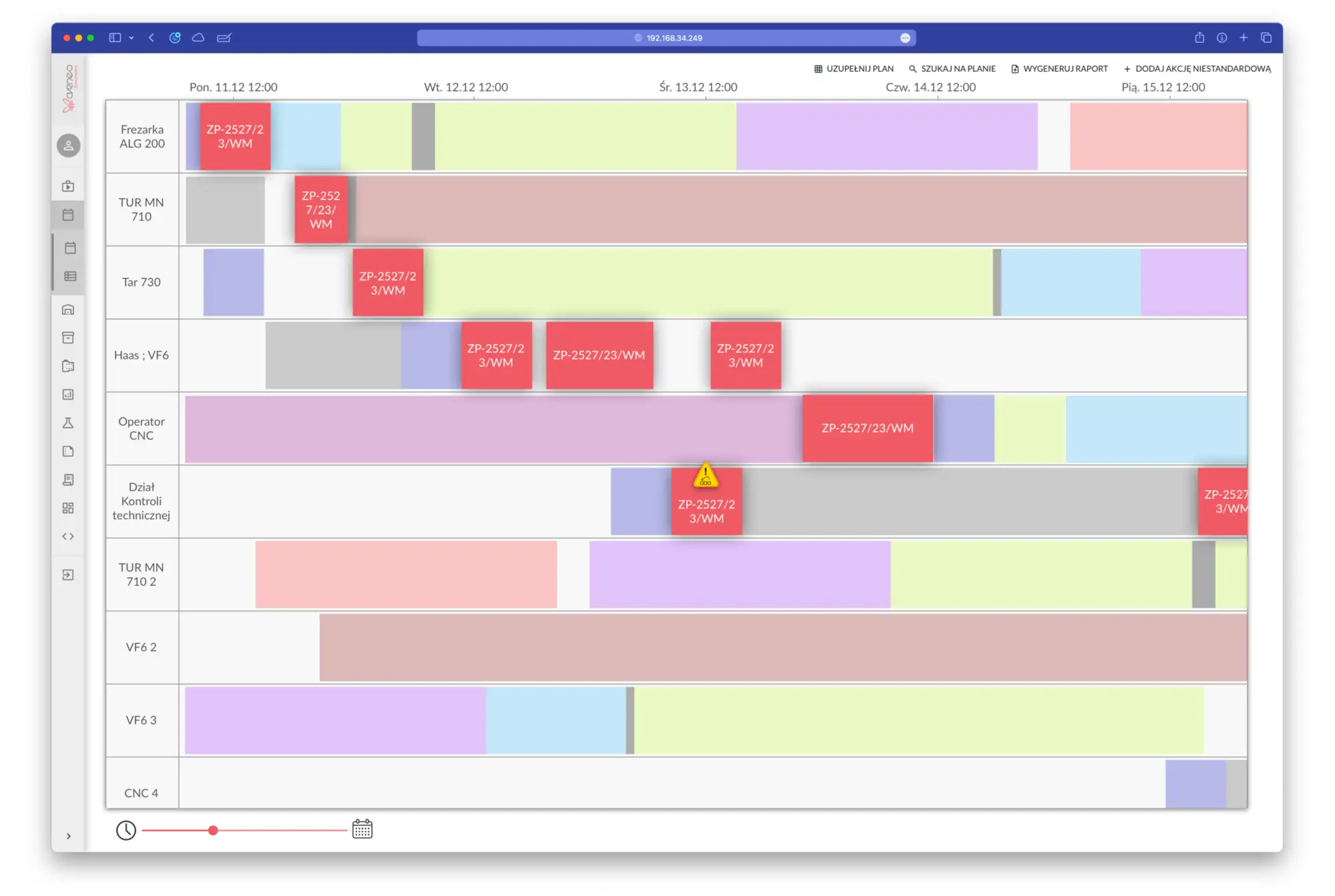 Zapobiegaj kolizjom i zmaksymalizuj produkcję: Inteligentne planowanie z wykrywaniem zagrożeń