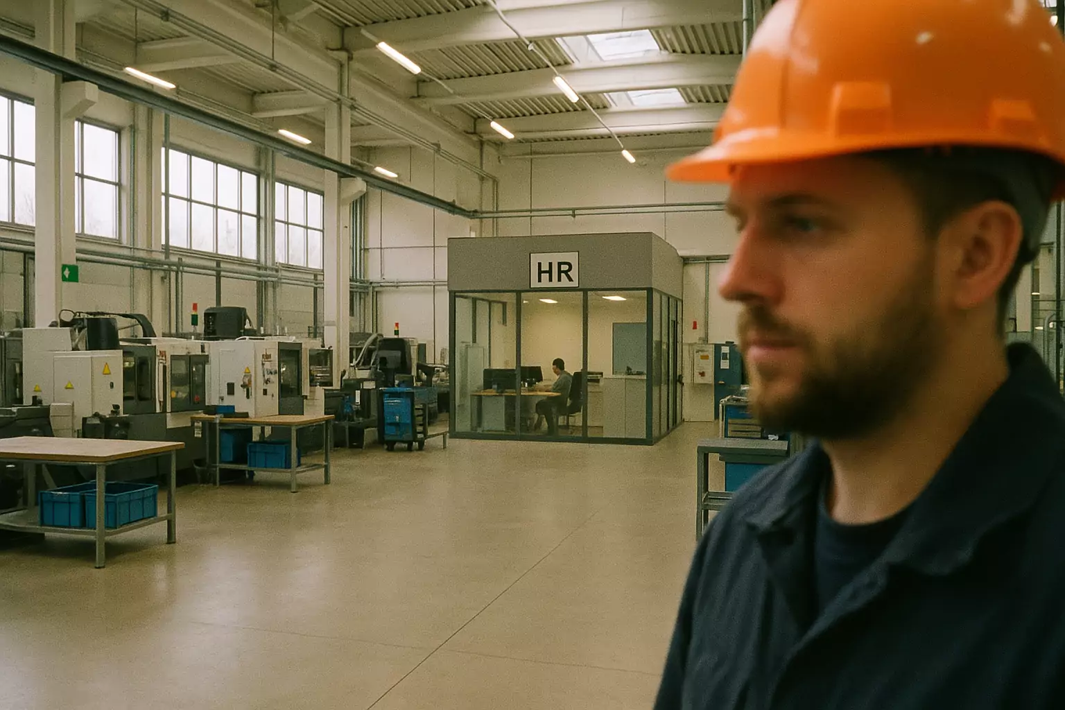 Cyfrowy onboarding pracowników w firmie produkcyjnej