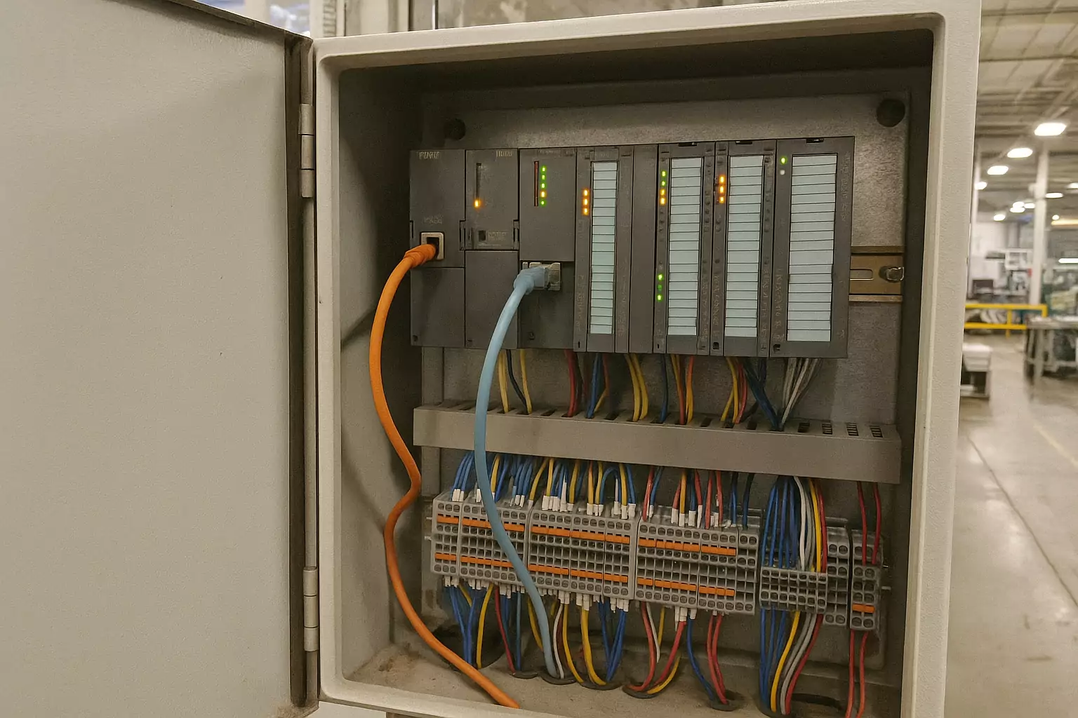 Środowisko OT w zakładzie produkcyjnym - systemy sterowania