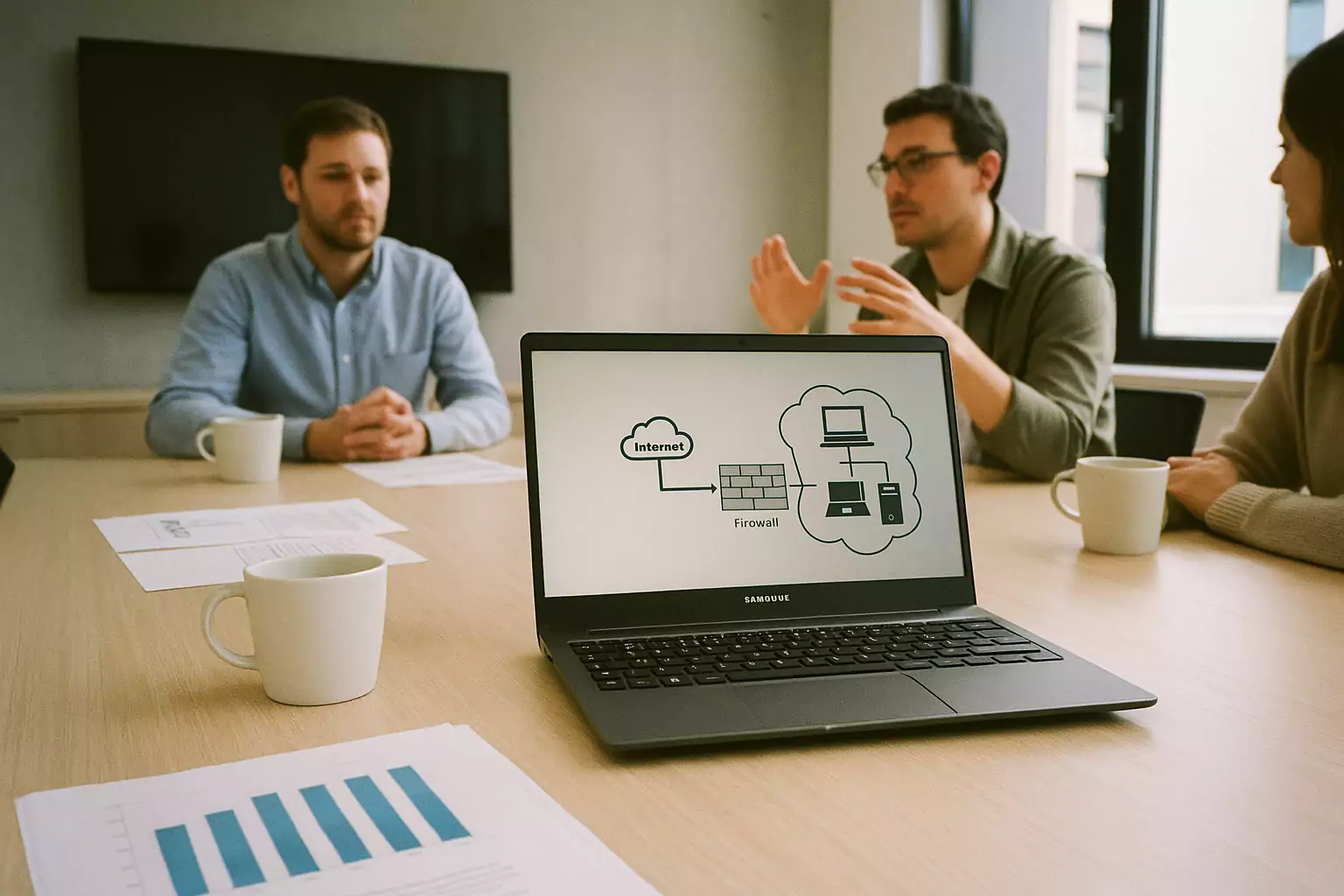 Audyt i planowanie cyberbezpieczeństwa w firmie produkcyjnej