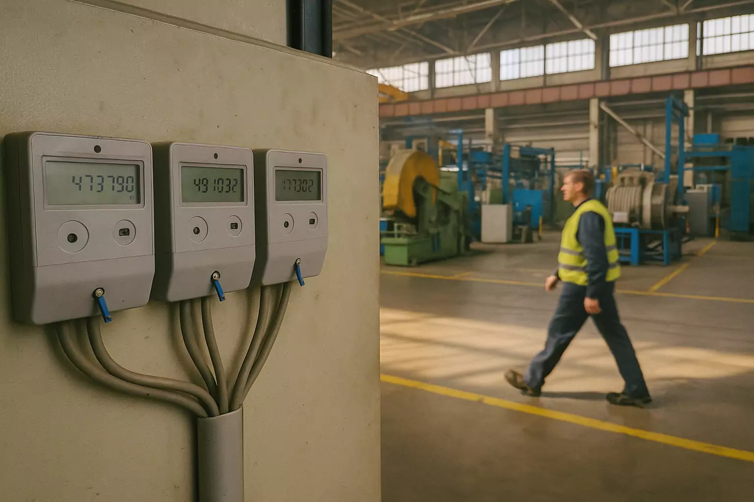 Monitoring energetyczny w produkcji