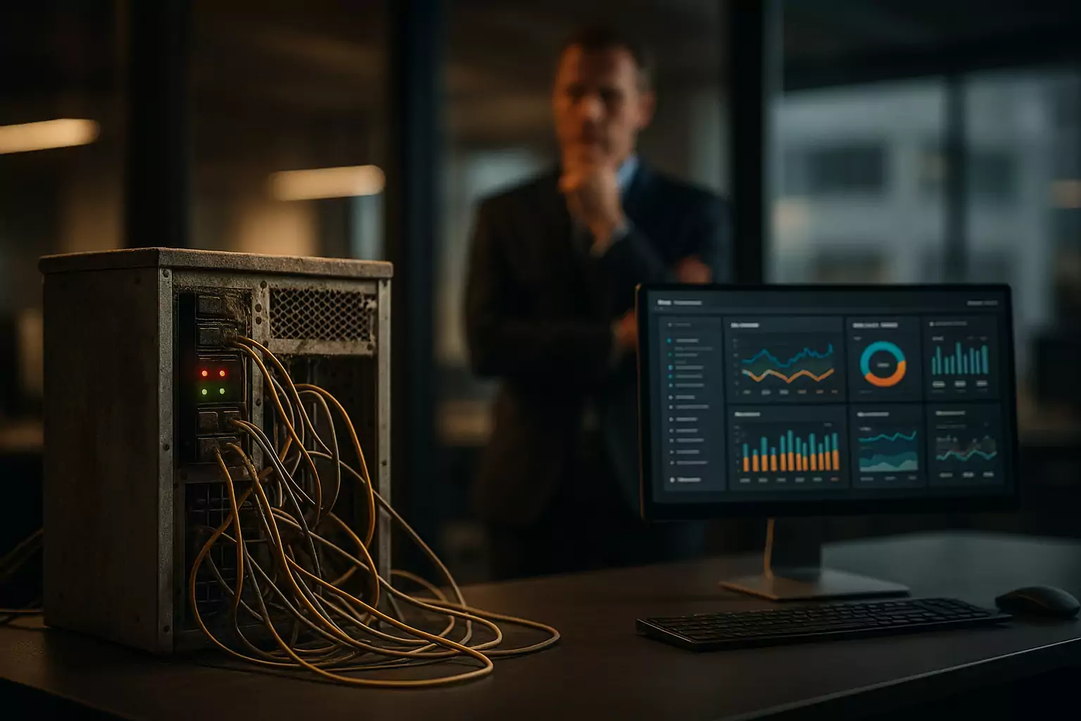 Dług technologiczny w przedsiębiorstwie - kontrast starej i nowej infrastruktury IT