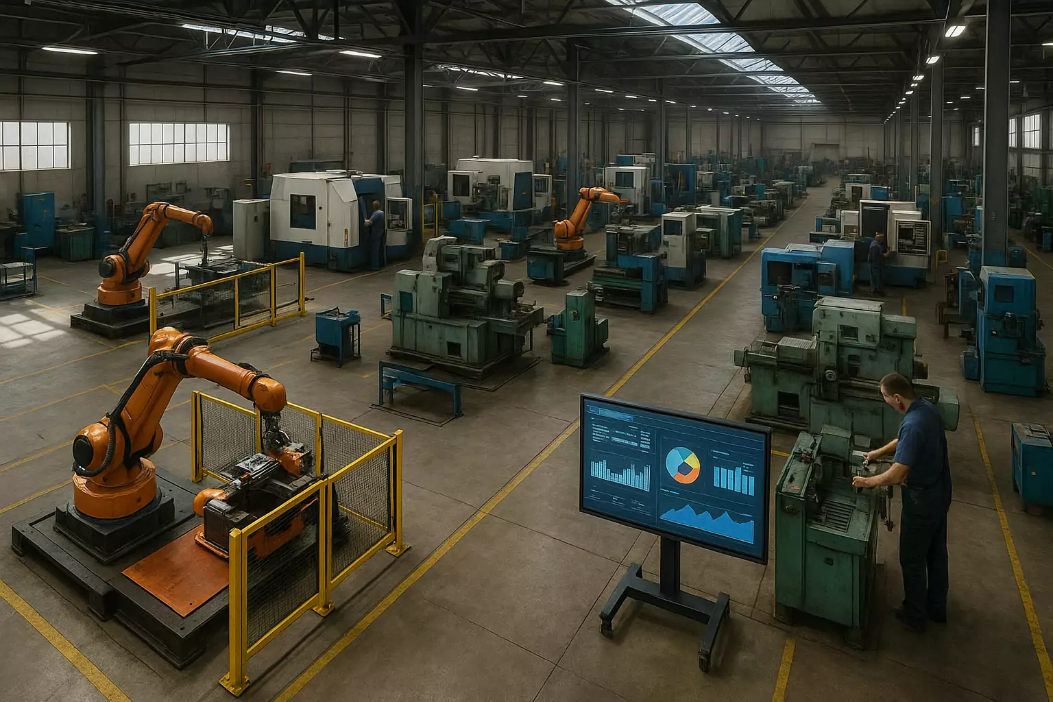 Polska hala produkcyjna - wyzwania transformacji cyfrowej