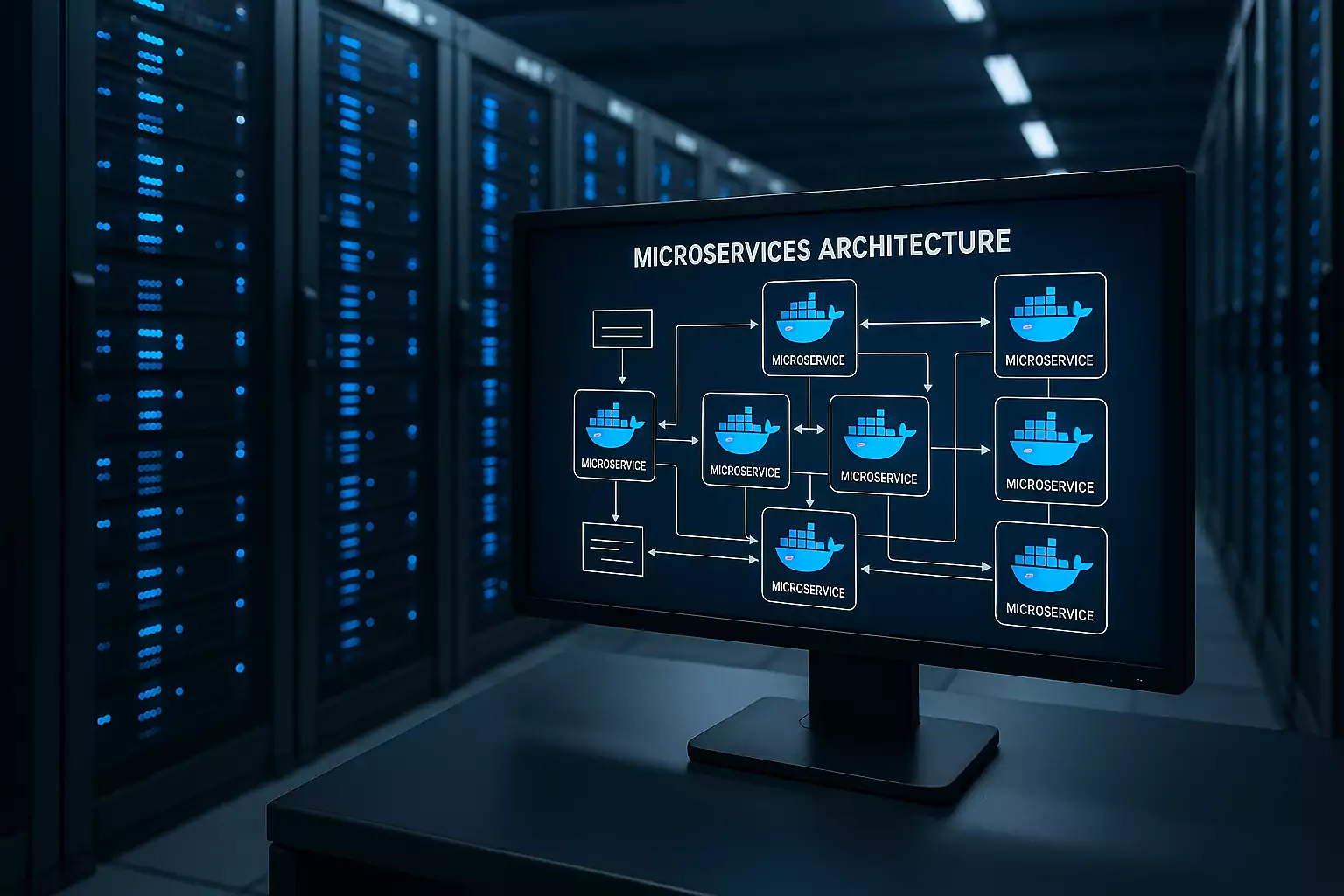 Elementy architektury komponowalnej - mikroserwisy, API, cloud