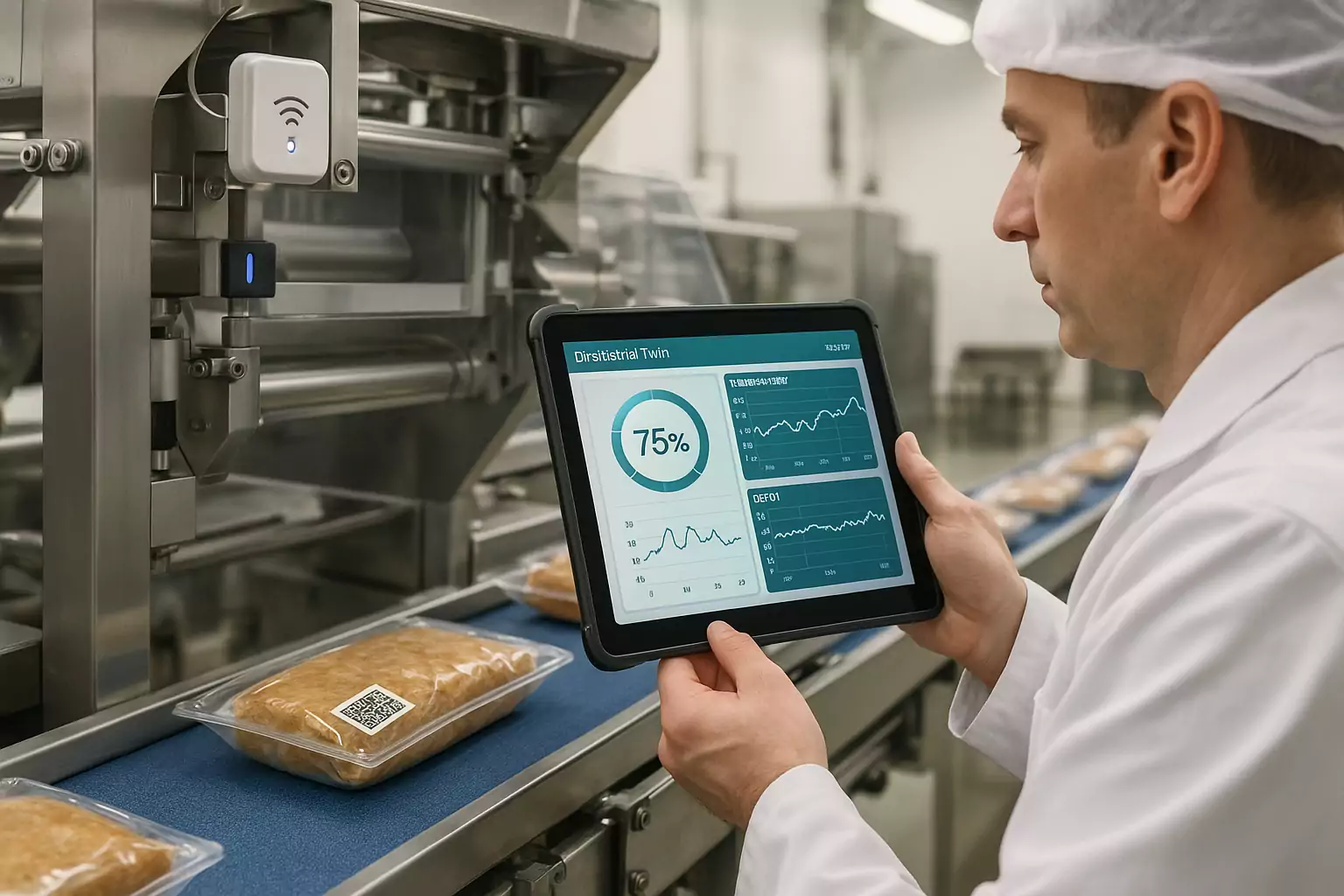 Wdrożenie cyfrowego bliźniaka na linii produkcyjnej