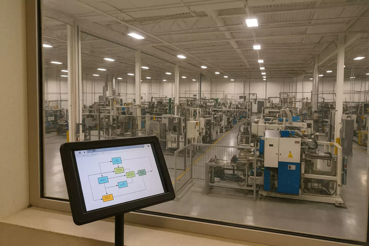 Cyfrowe przepływy pracy w firmie produkcyjnej