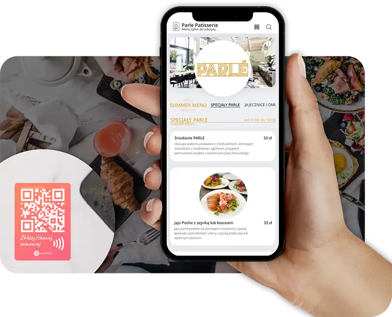 QR/NFC-Menü und online