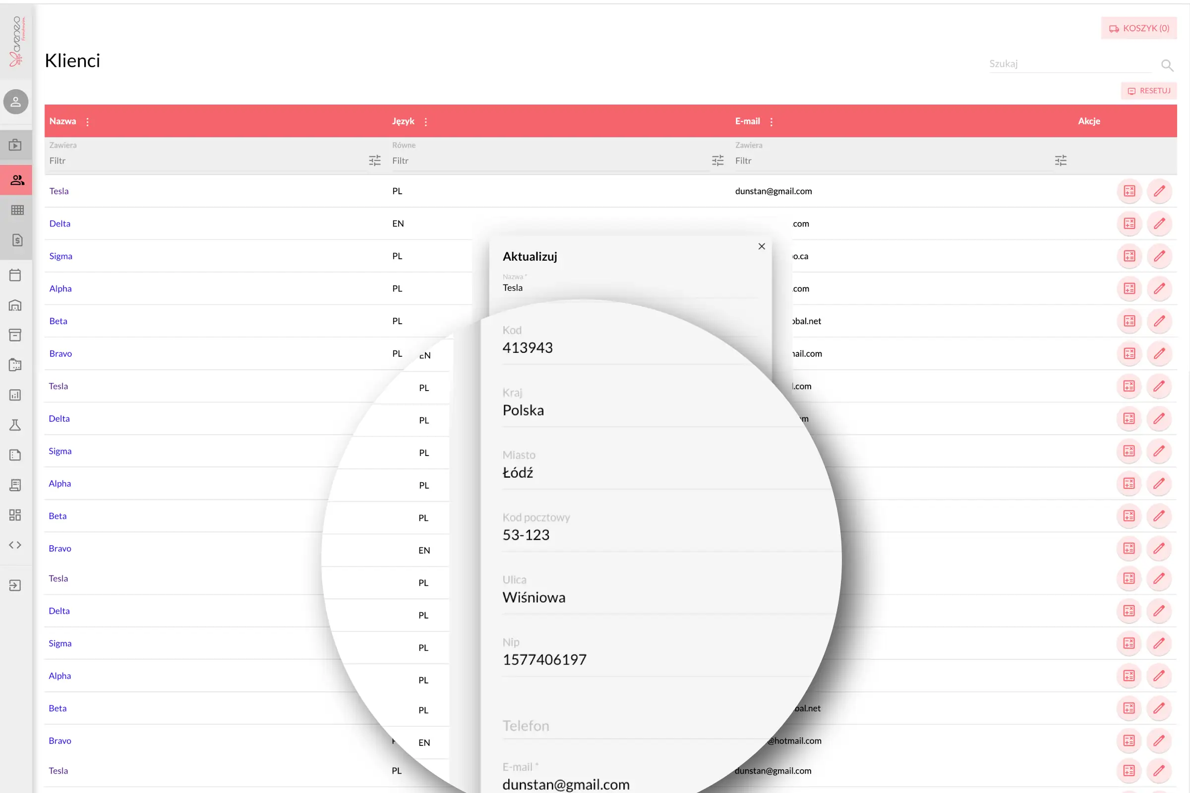 Konsistenter Kundenstamm