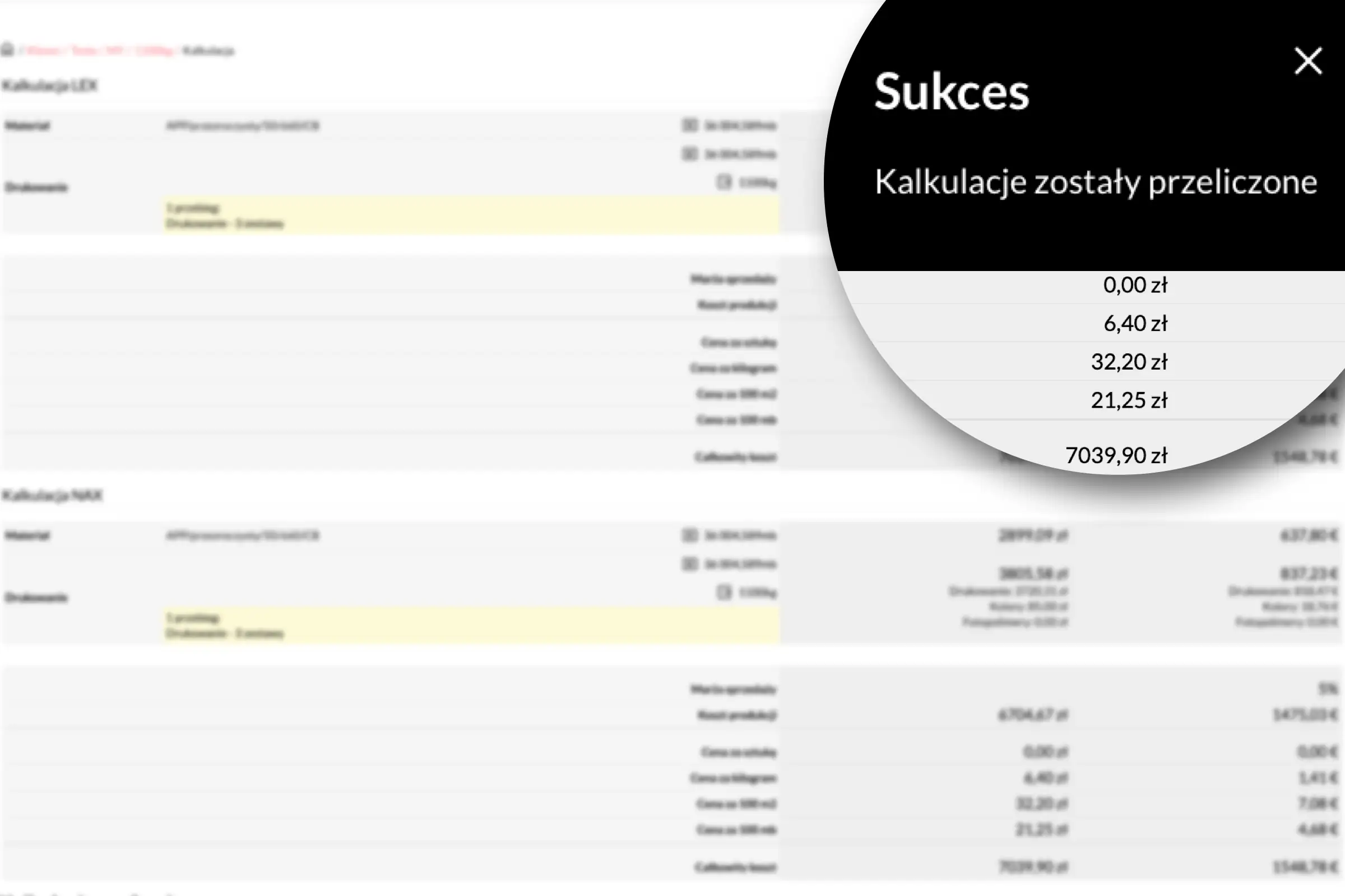 Automatische Neuberechnung von Angeboten