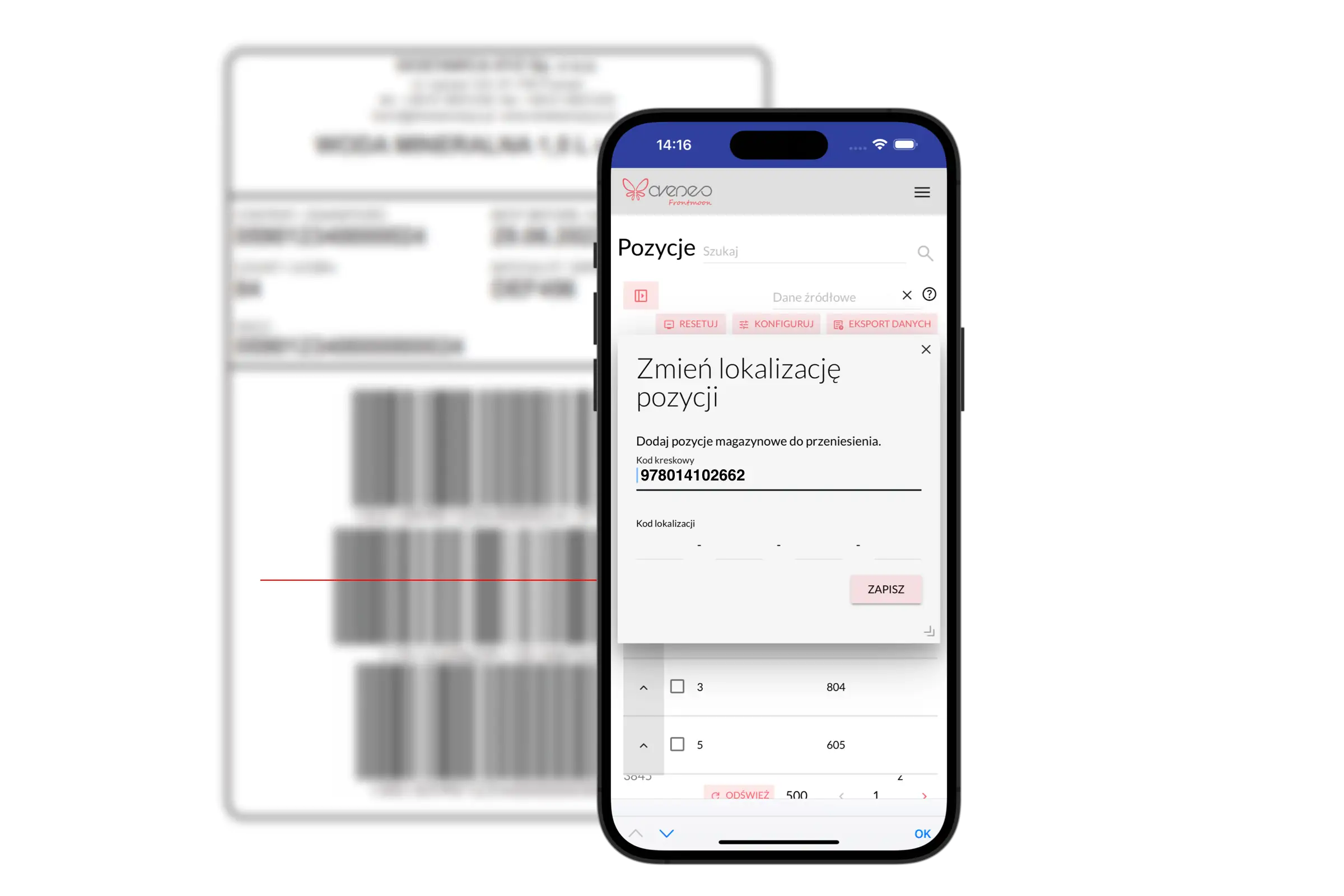 Schnelle Lageraktionen basierend auf Etiketten