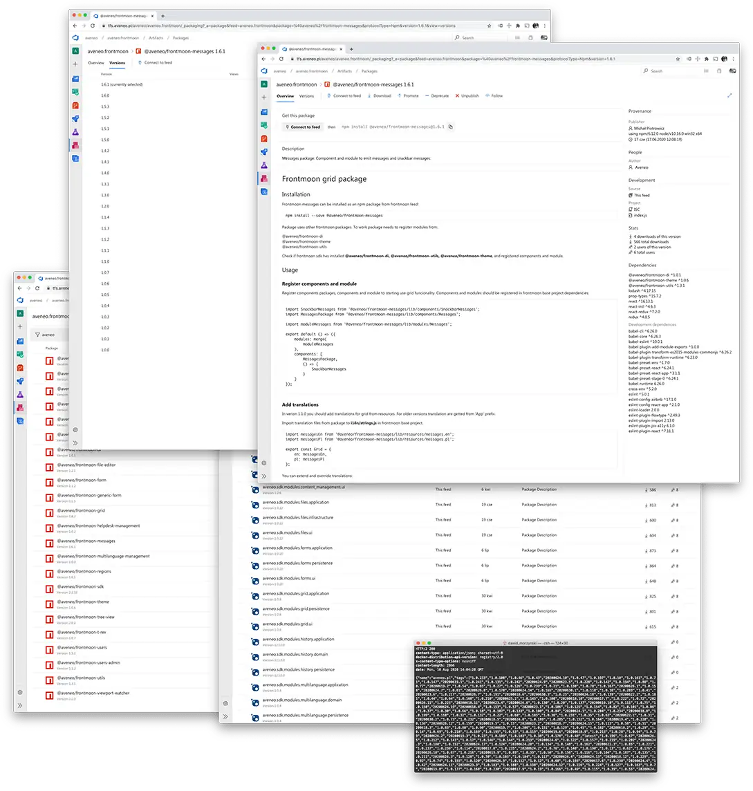 Der Prozess der Paketerstellung